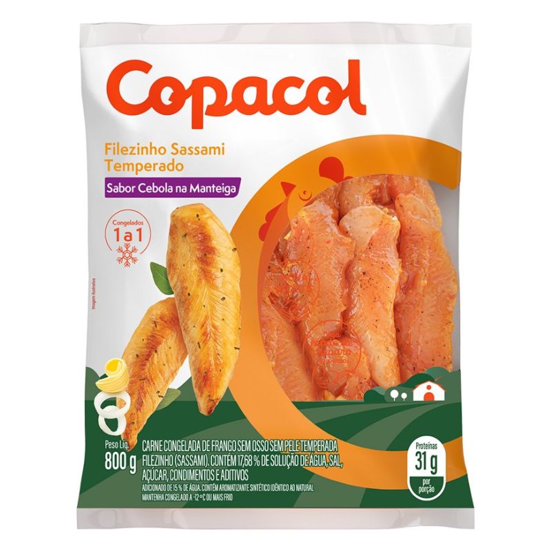 Filezinho Sassami Copacol Congelado 800g